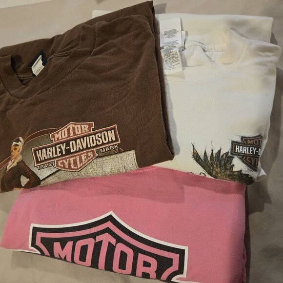 Harley-Davidson 3 Men's T-shirts Size 3XL pre-owned TN IL AZ - Picture 1 of 7